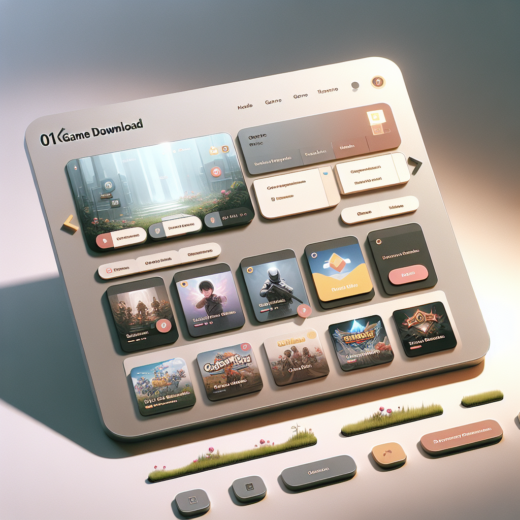 O1 Game Download platform interface